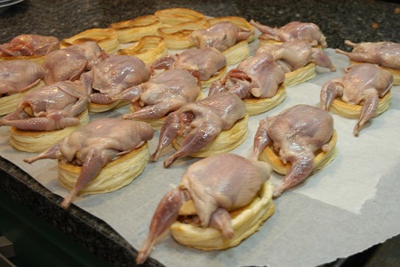 Festa de Babette - Codornas recheadas com trufas e foie gras