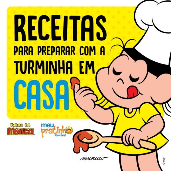 Maurício de Sousa lança guia alimentar para crianças