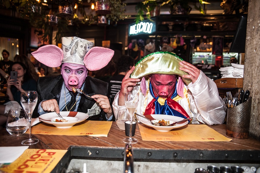 Porco Mundi: chefs espanhóis cozinham com Janaina Torres e Jefferson Rueda